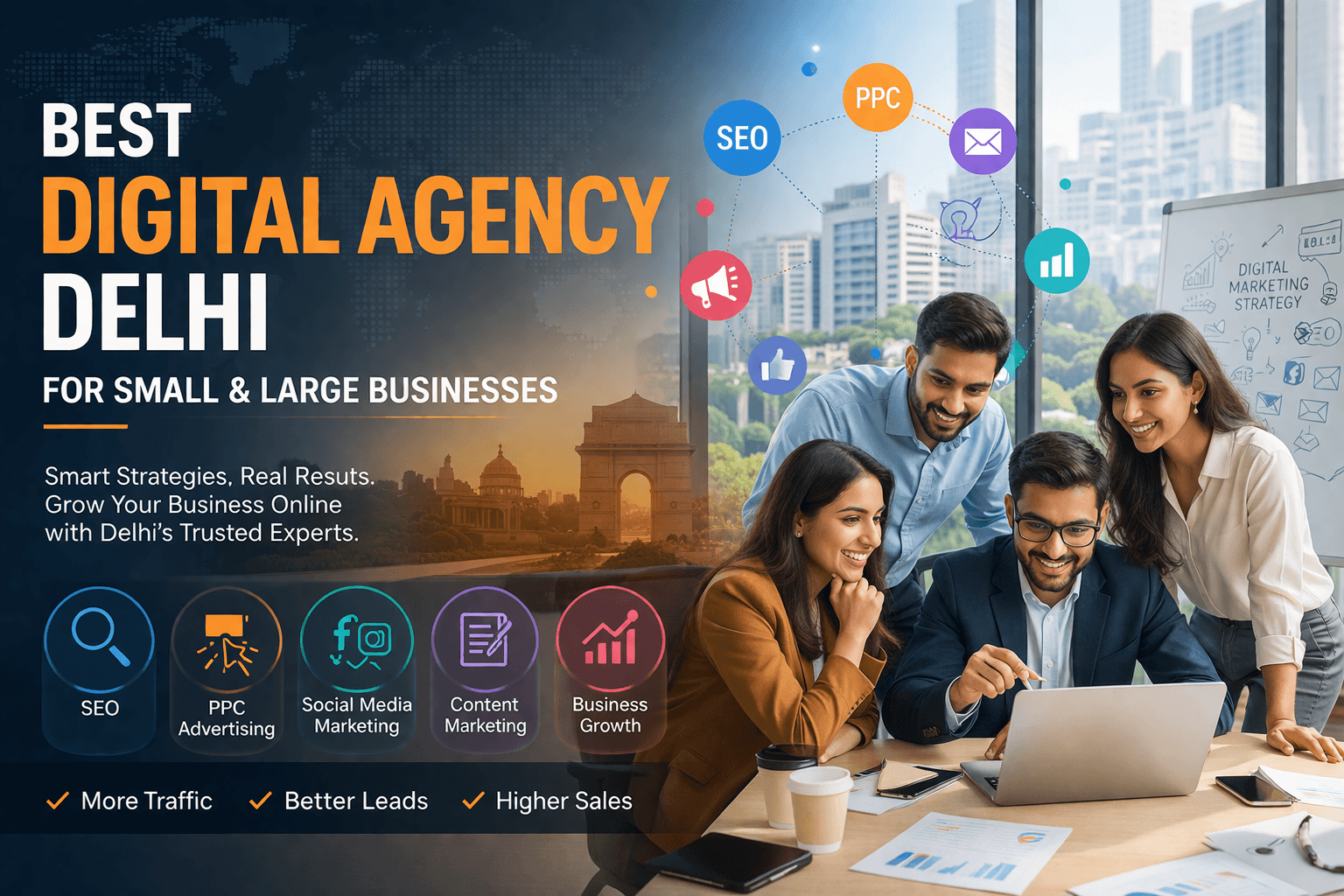 Best Digital Agency Delhi for Small & Large Businesses