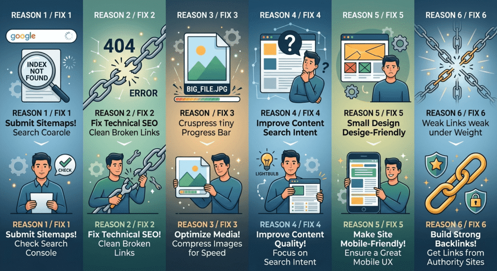 Why My Website Is Not Ranking on Google