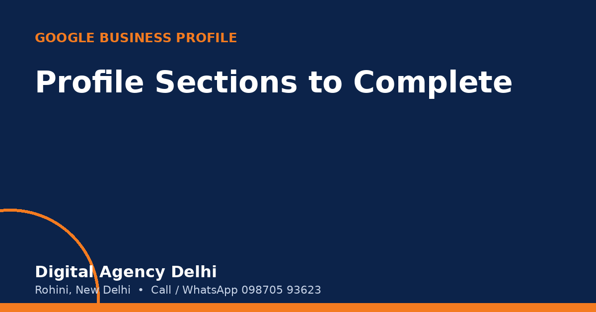 Completed Google Business Profile with photos, services and reviews on a phone