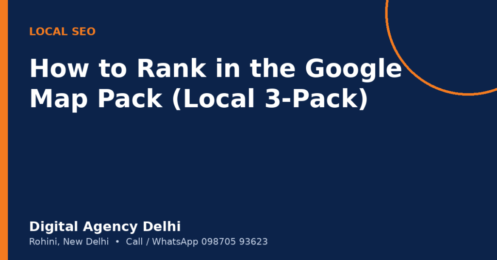 Google Map Pack ranking guide for the local 3-pack