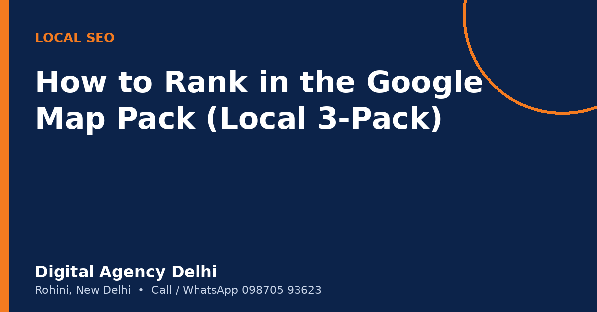 Google Map Pack ranking guide for the local 3-pack