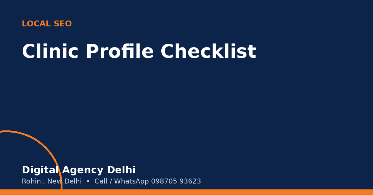 Clinic Google Business Profile with timings, services and patient reviews