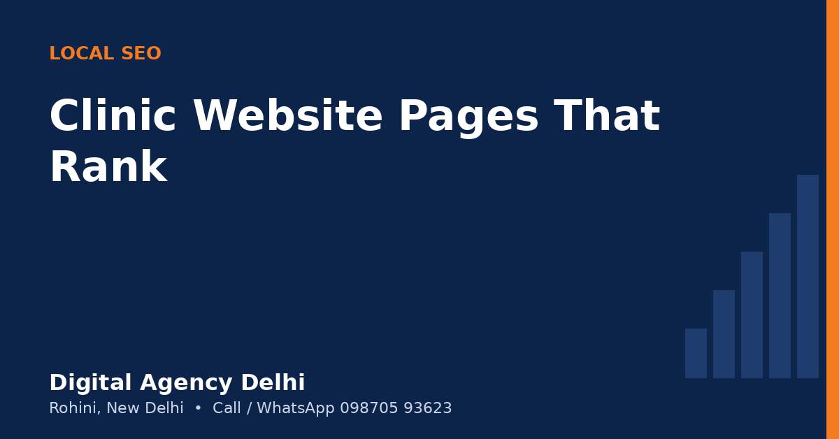 Doctor's clinic website page explaining treatments in simple words