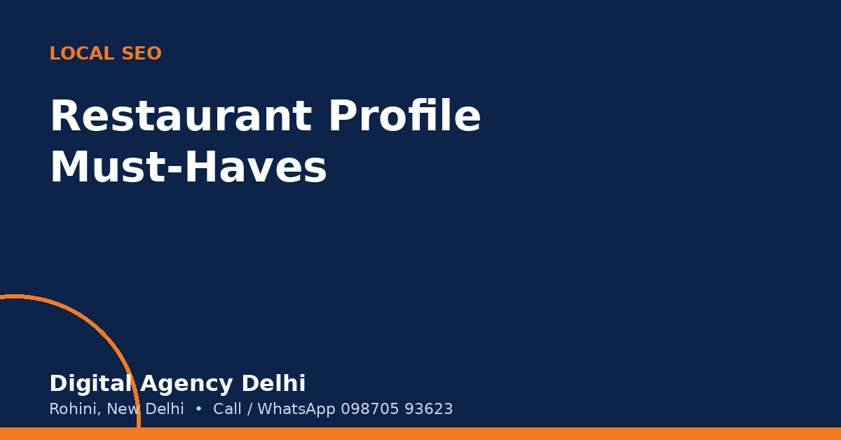Delhi cafe Google Business Profile showing menu, photos and reviews