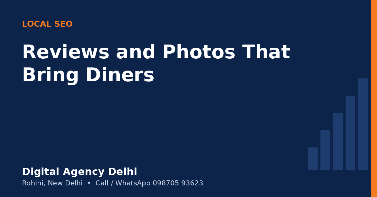 Restaurant owner taking food photos for Google and Instagram