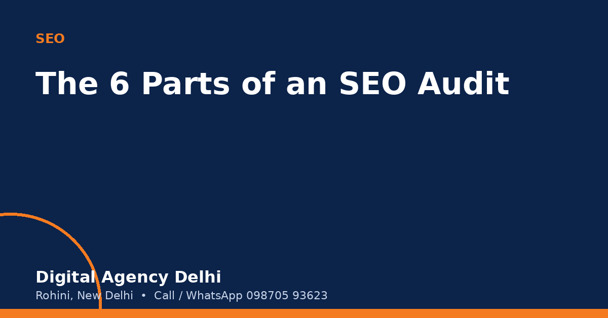 SEO audit checklist on a laptop with Search Console open